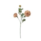 Flor Artificial Haste De Dália Envelhecida | Linha Permanente